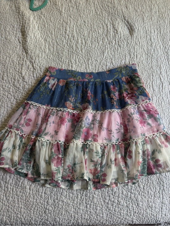 Altar'd State Dresses & Skirts - Altar'd State Floral Tiered Skirt in Navy, Pink, Cream